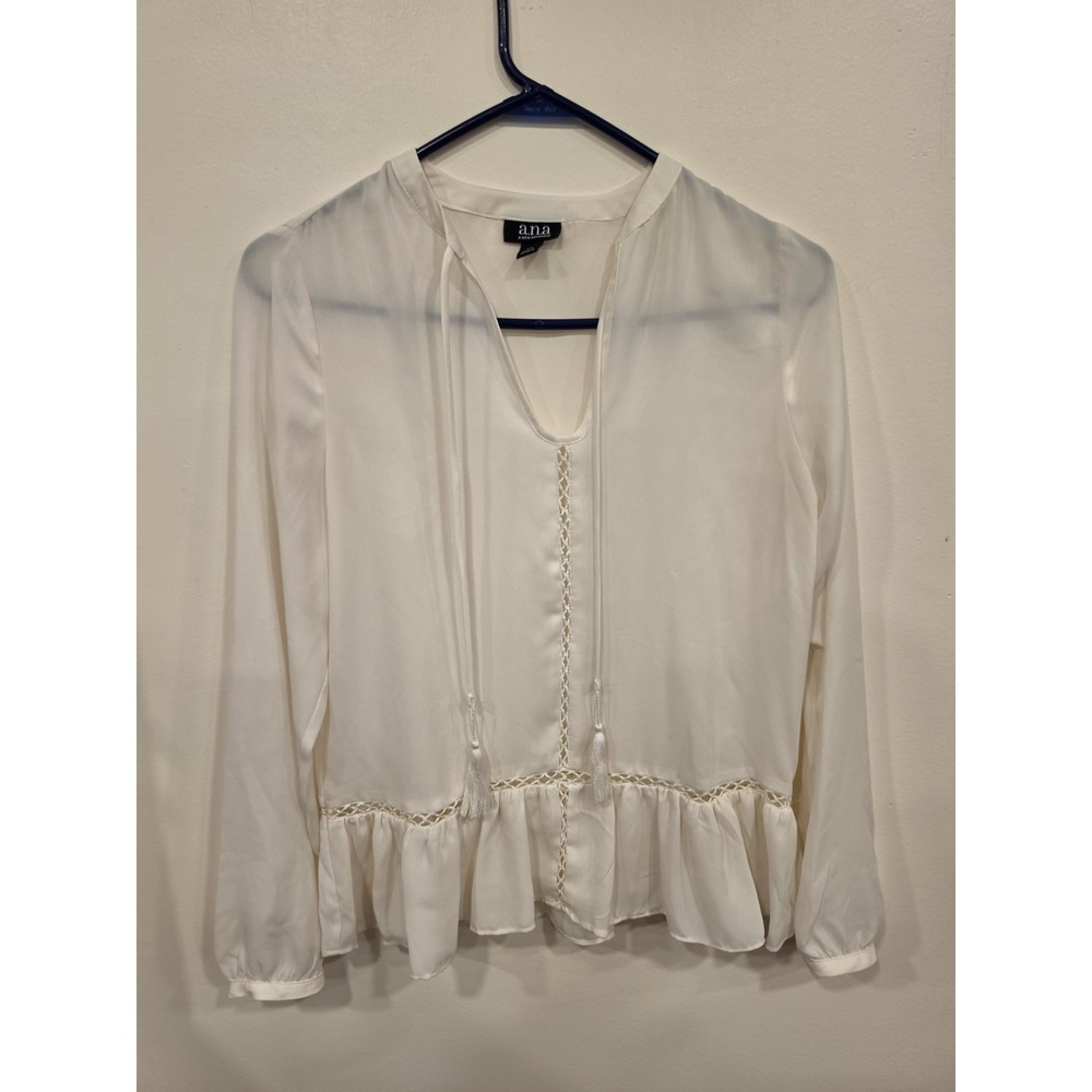 Fairtcore Minimalist Layered Ana XS Long Sleeve Top Boho Festival